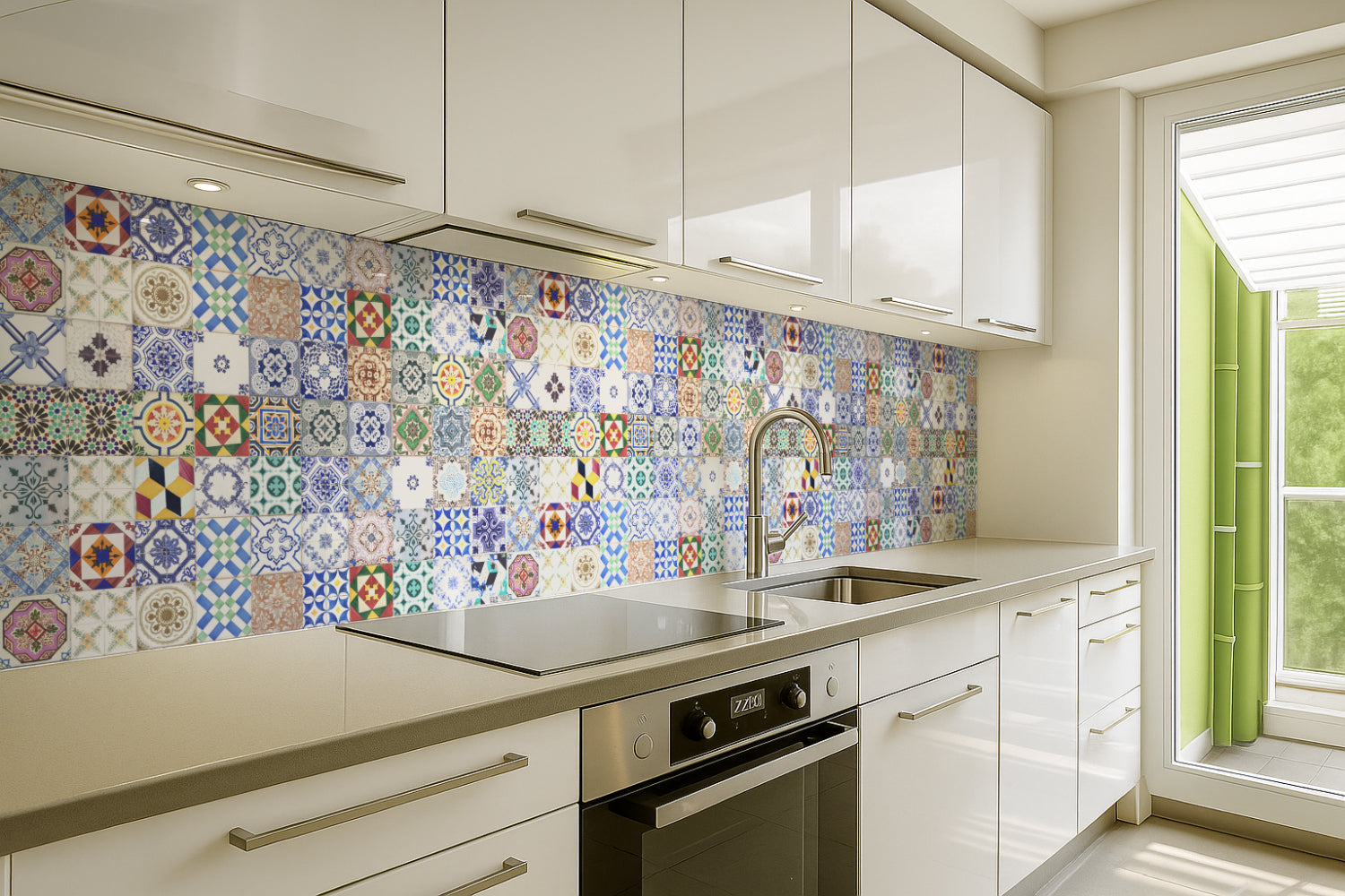 Küchenrückwand Patchwork