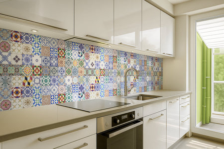 Küchenrückwand Patchwork