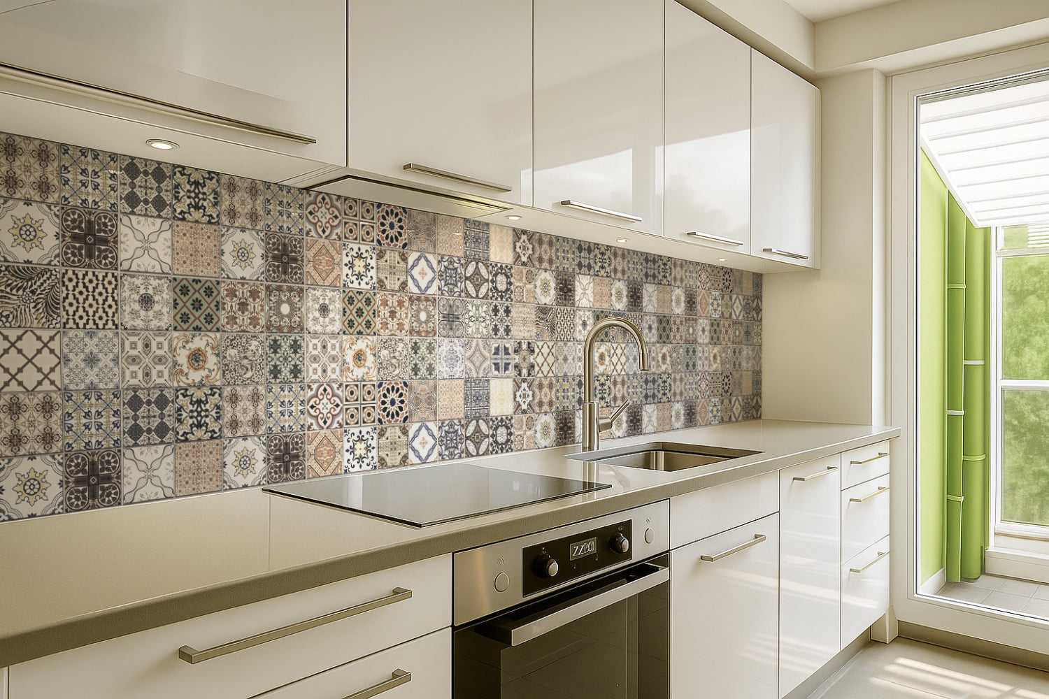 Küchenrückwand Patchwork