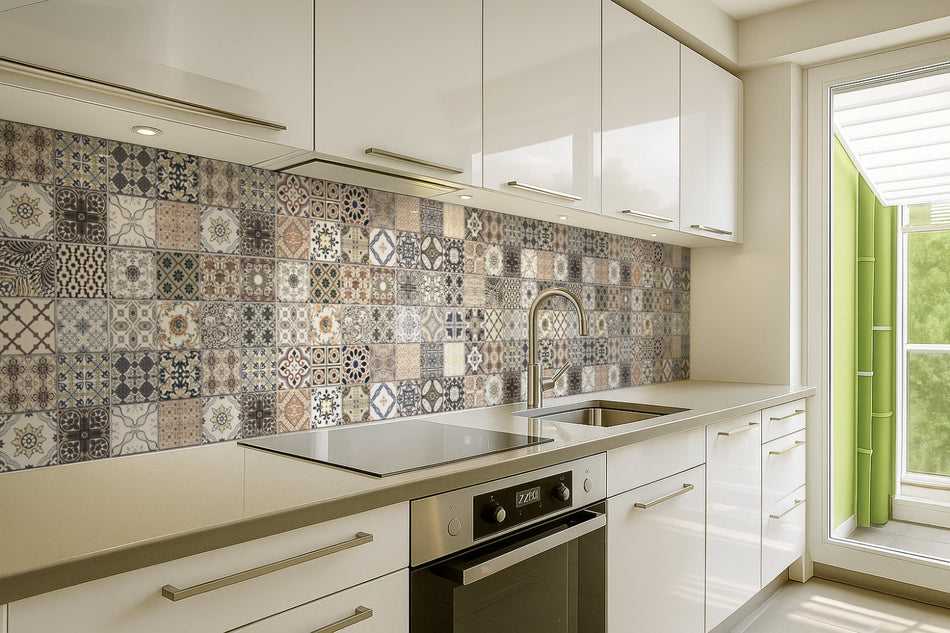 Küchenrückwand Patchwork