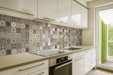 Küchenrückwand Patchwork