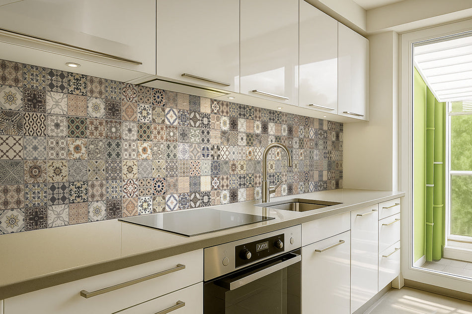 Küchenrückwand Patchwork