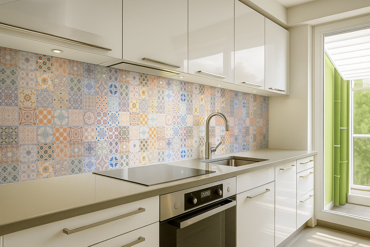 Küchenrückwand Patchwork