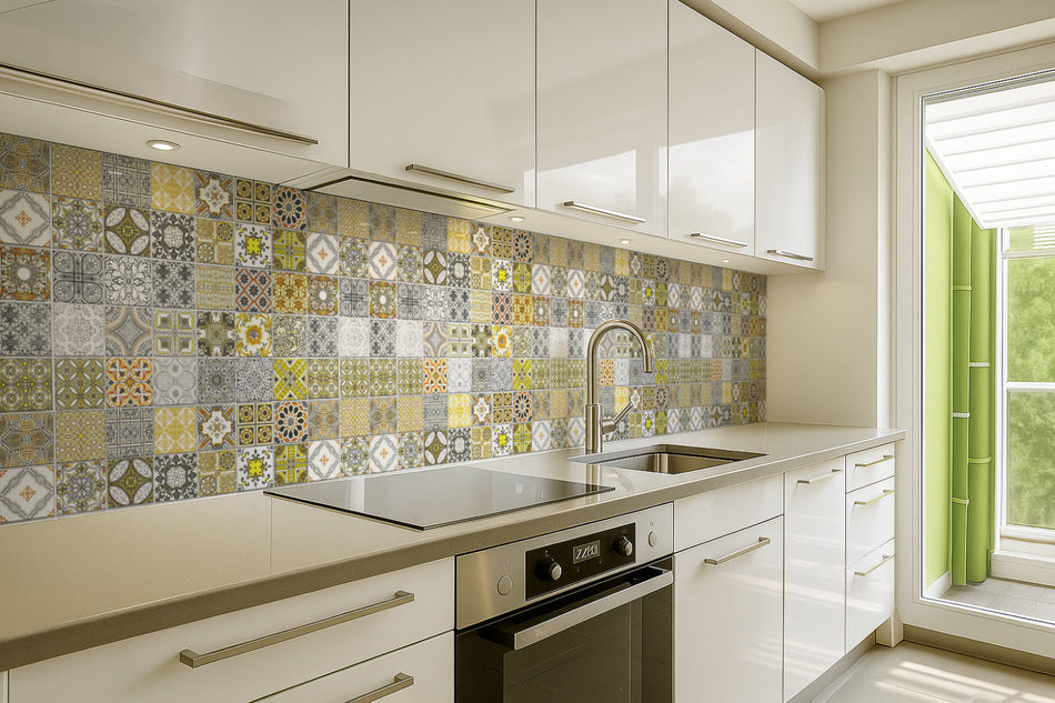 Küchenrückwand Patchwork