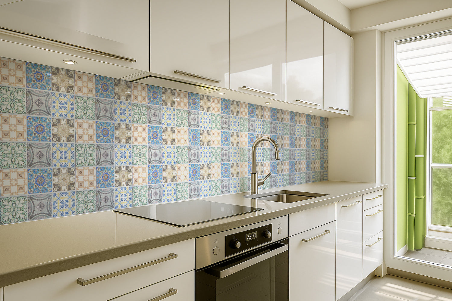 Küchenrückwand Patchwork