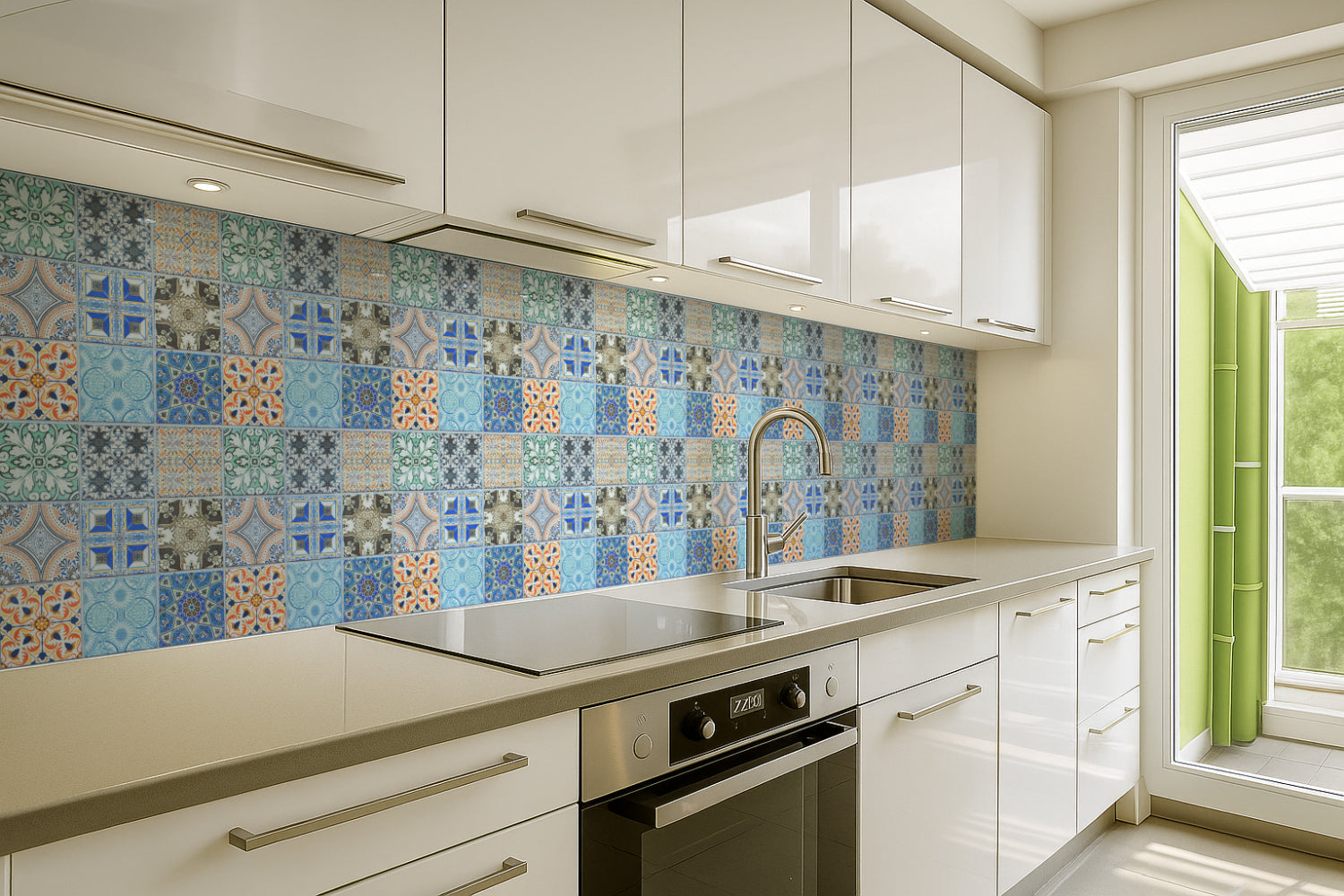 Küchenrückwand Patchwork