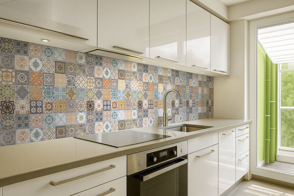 Küchenrückwand Patchwork