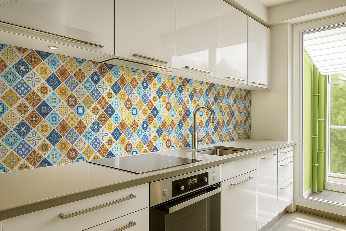 Küchenrückwand Patchwork