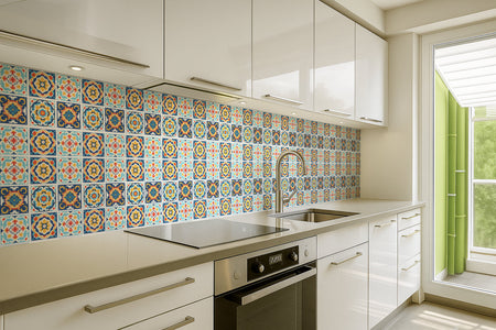 Küchenrückwand Patchwork