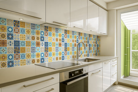 Küchenrückwand Patchwork