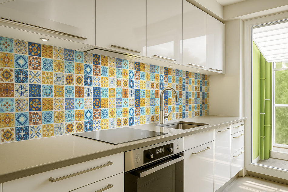 Küchenrückwand Patchwork