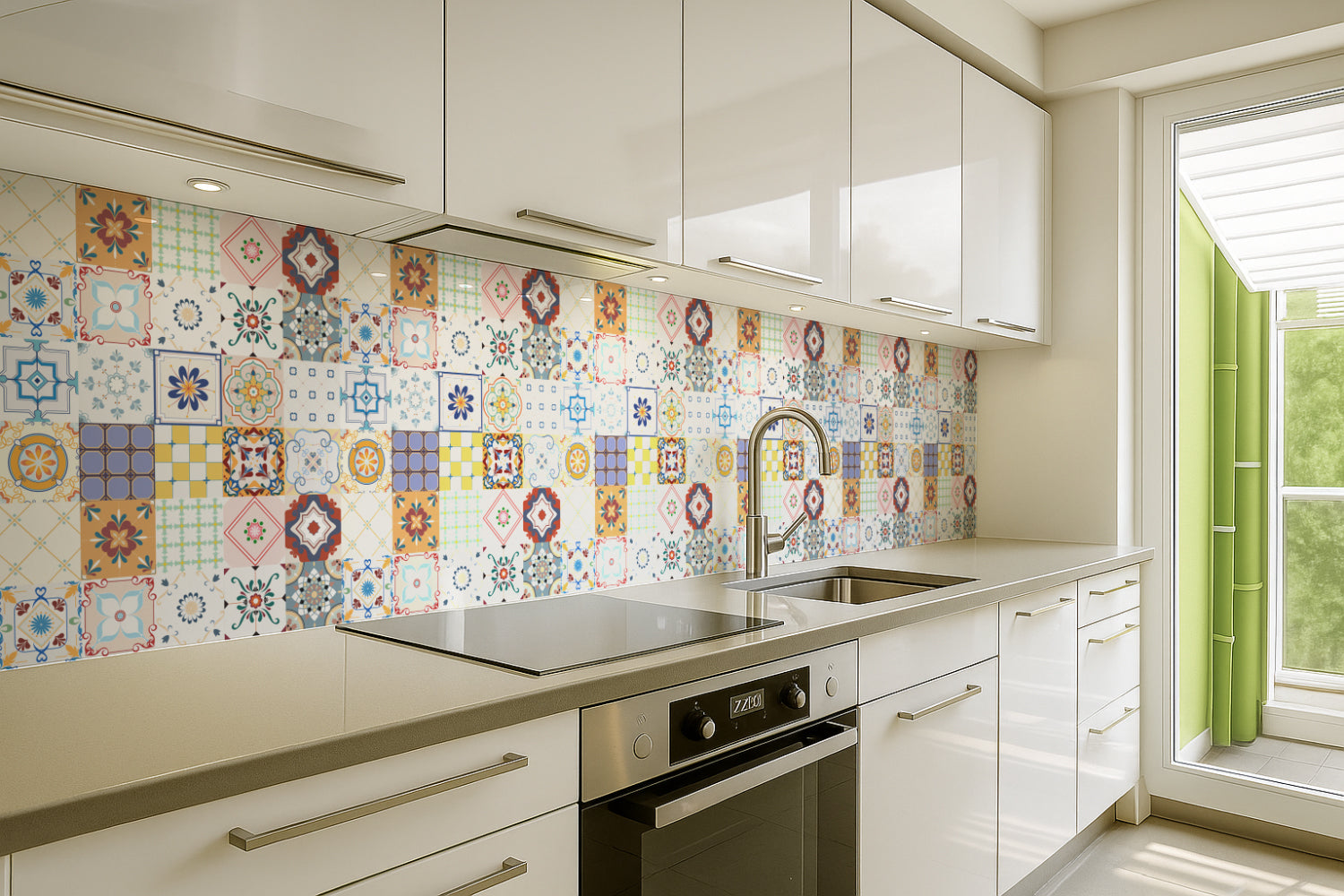 Küchenrückwand Patchwork