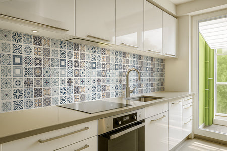 Spritzschutz Küche Patchwork