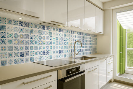 Küchenrückwand Patchwork