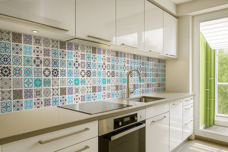 Küchenrückwand Patchwork