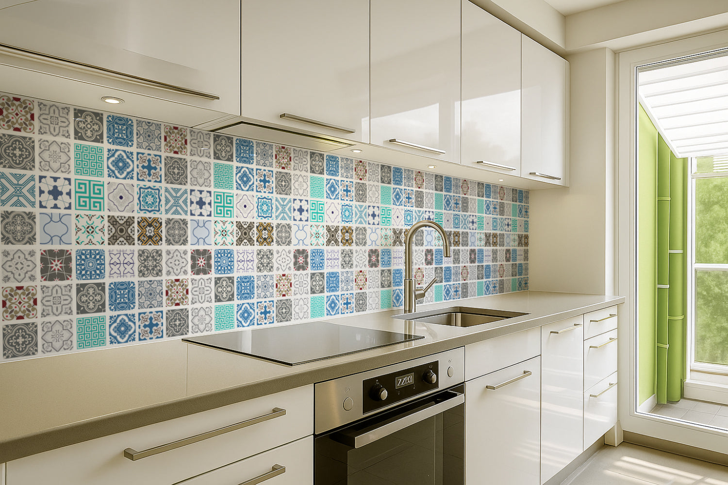 Küchenrückwand Patchwork