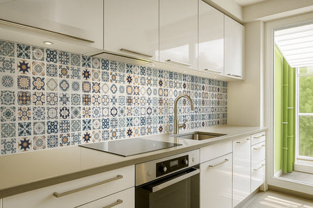 Küchenrückwand Patchwork