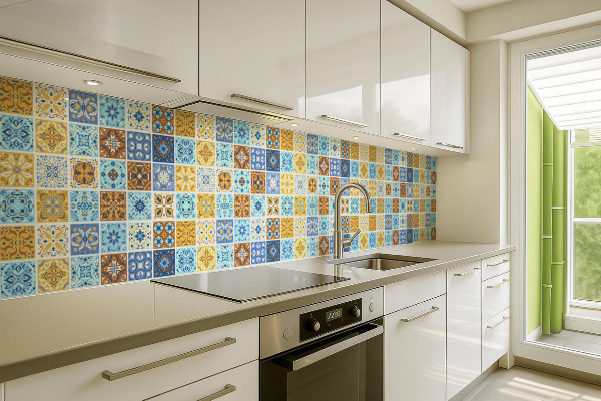 Küchenrückwand Patchwork