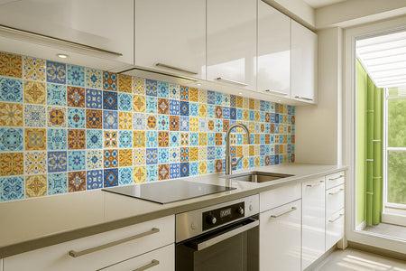 Küchenrückwand Patchwork