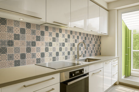 Küchenrückwand Patchwork