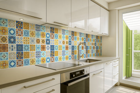 Küchenrückwand Patchwork