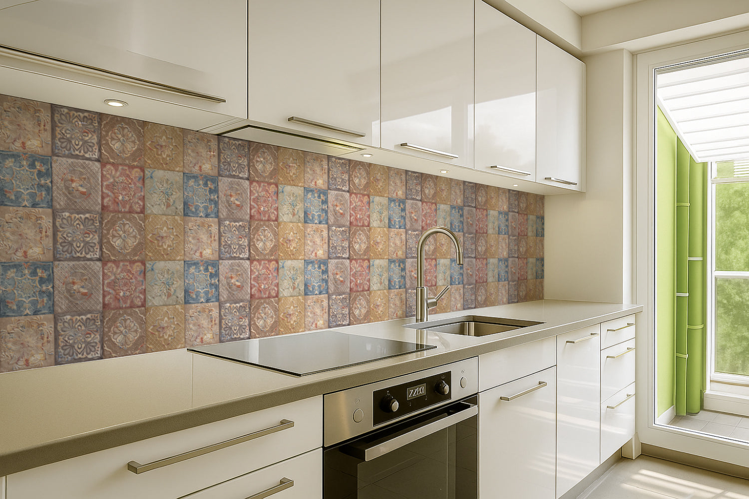 Küchenrückwand Patchwork