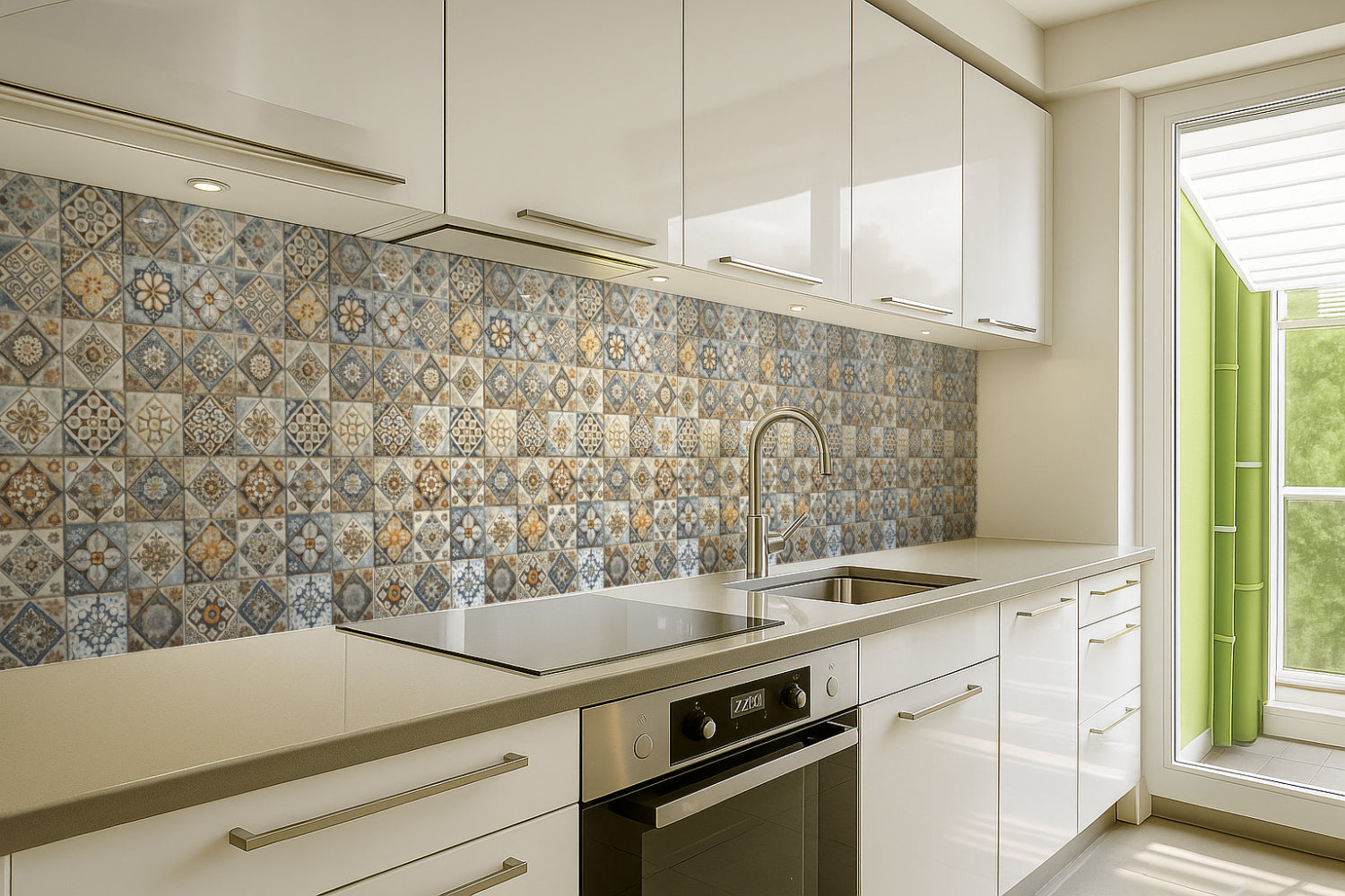 Küchenrückwand Patchwork