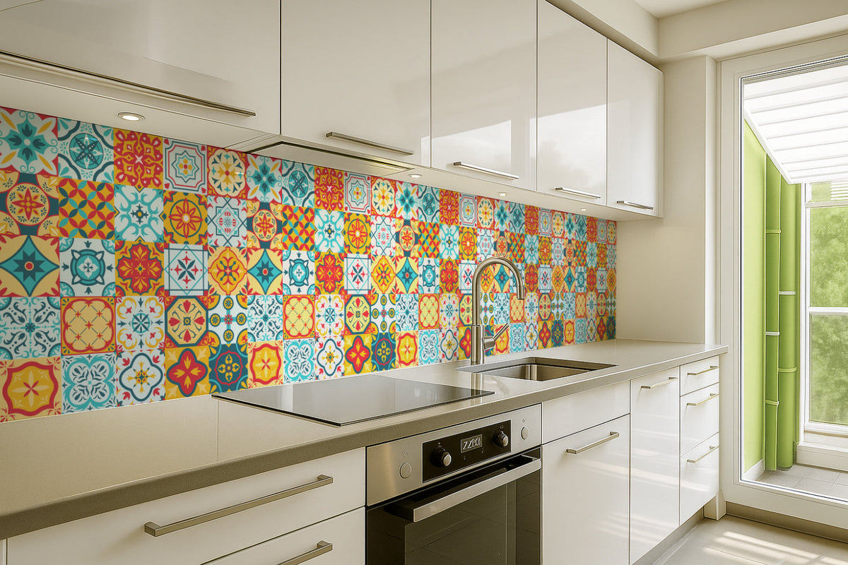 Küchenrückwand Patchwork