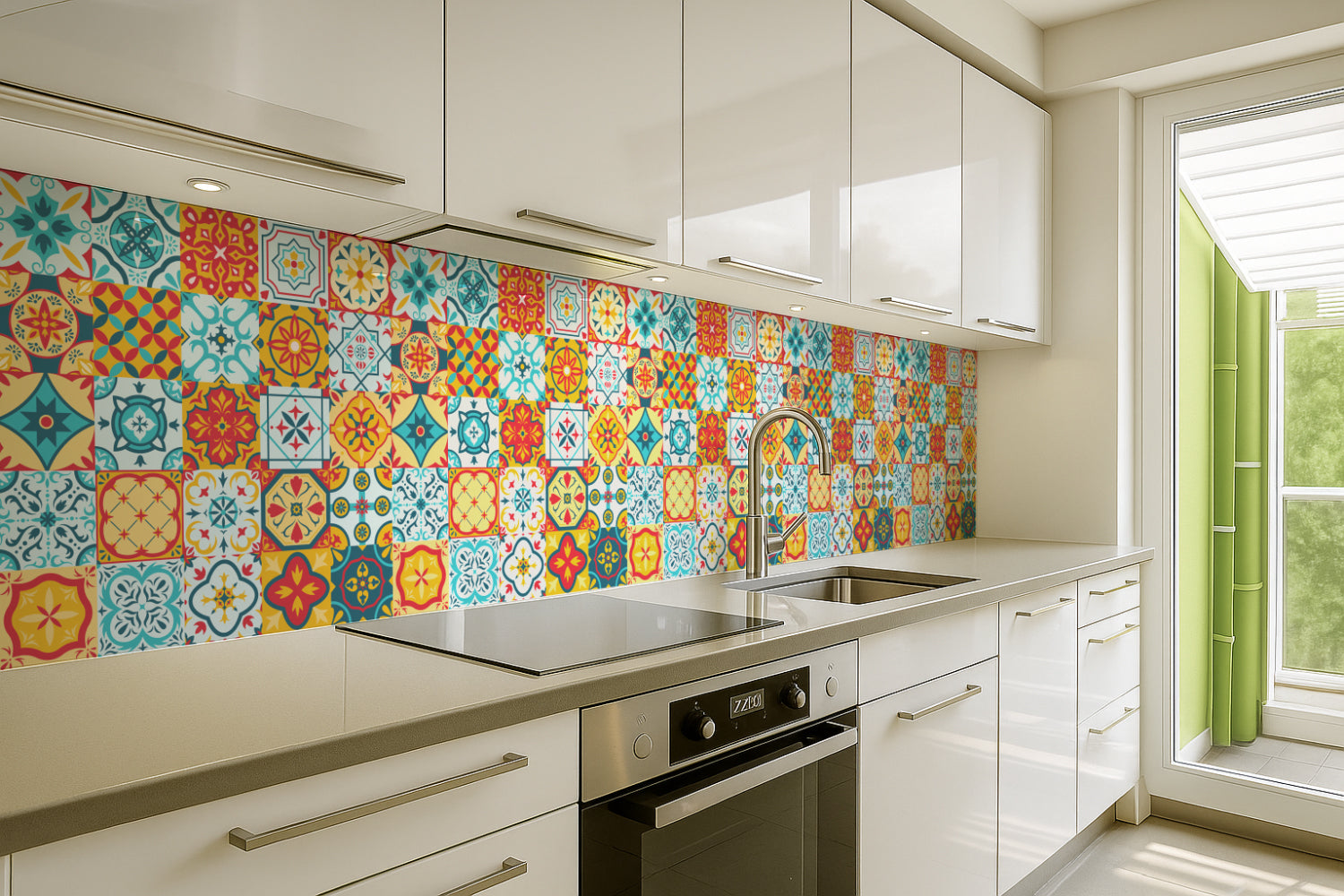 Küchenrückwand Patchwork