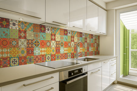 Küchenrückwand Patchwork