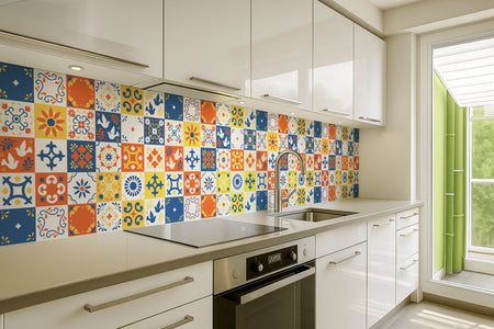 Küchenrückwand Patchwork