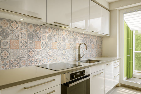 Küchenrückwand Patchwork