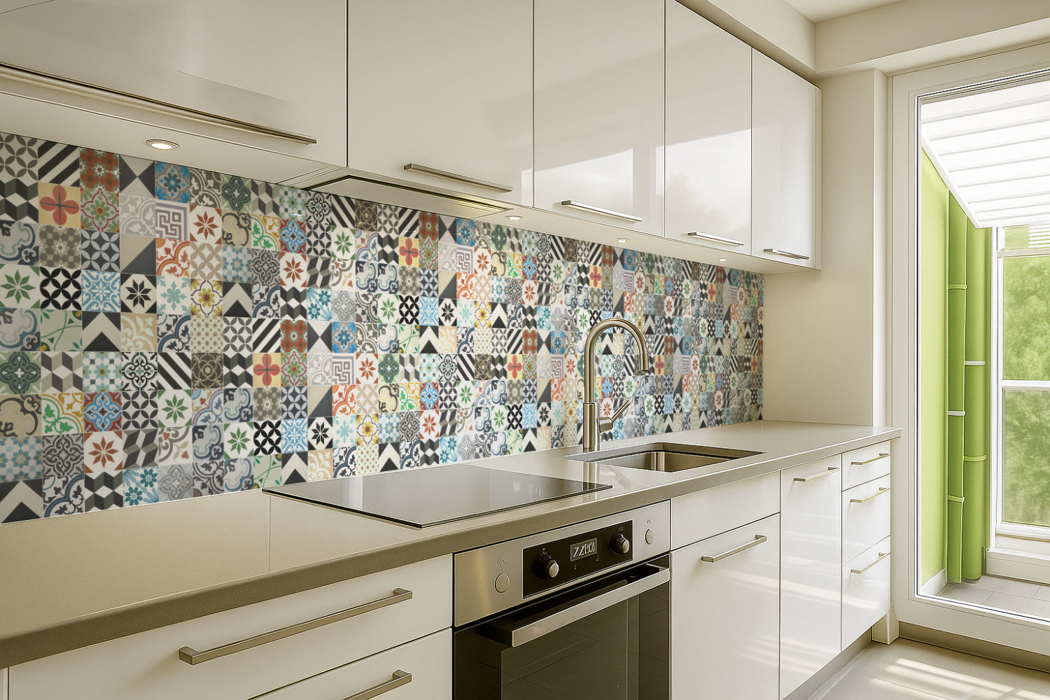 Küchenrückwand Patchwork