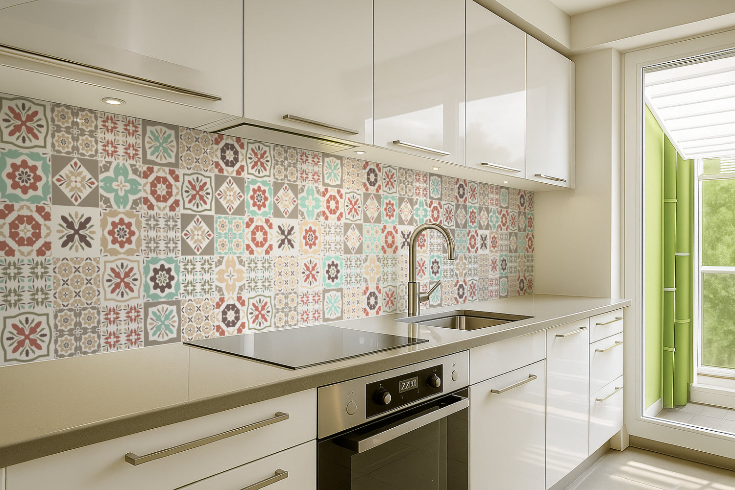 Küchenrückwand Patchwork