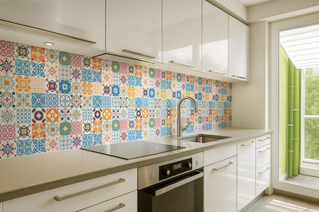 Küchenrückwand Patchwork