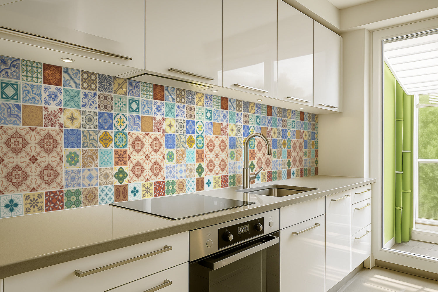 Küchenrückwand Patchwork