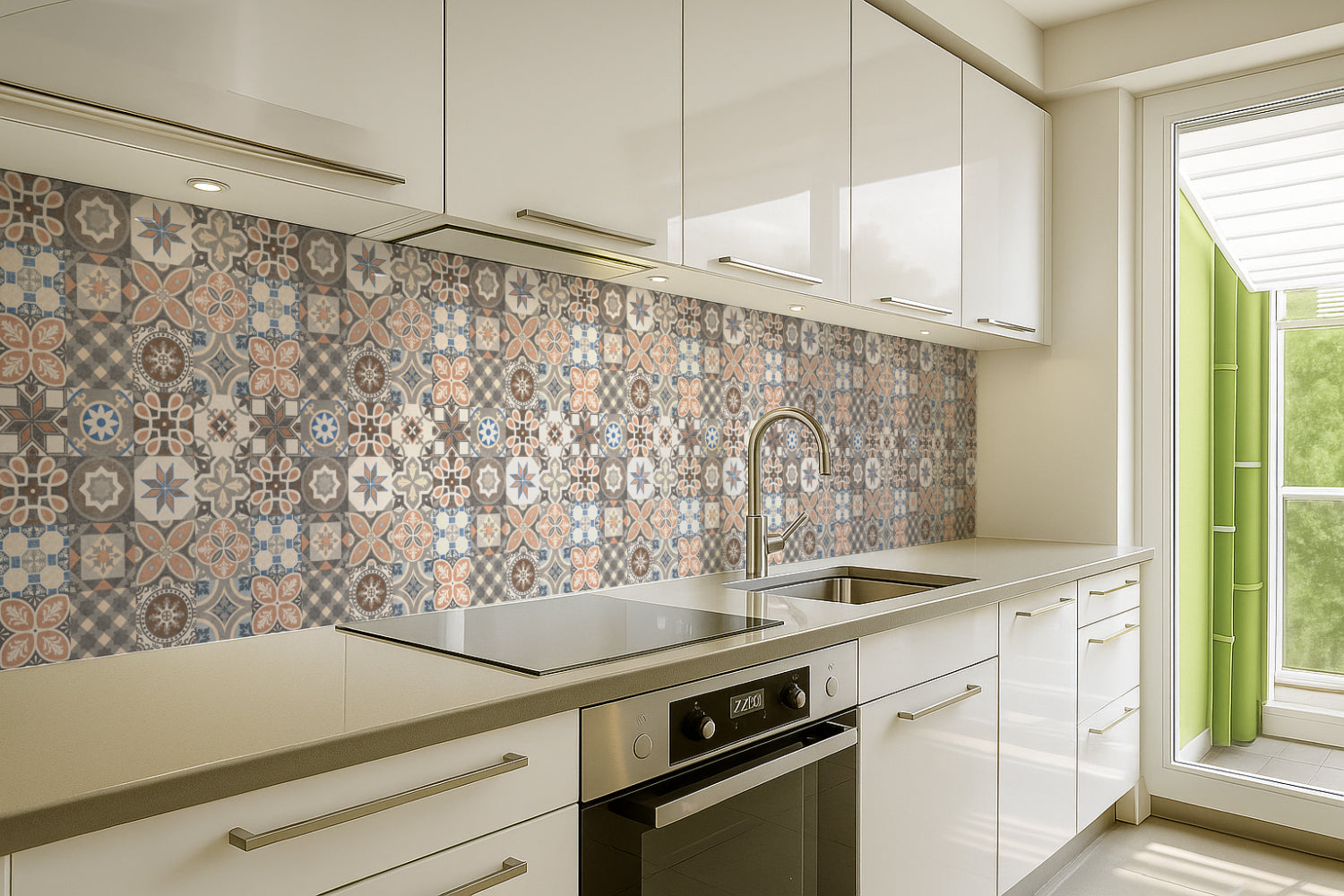 Küchenrückwand Patchwork