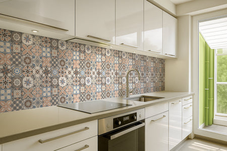 Küchenrückwand Patchwork