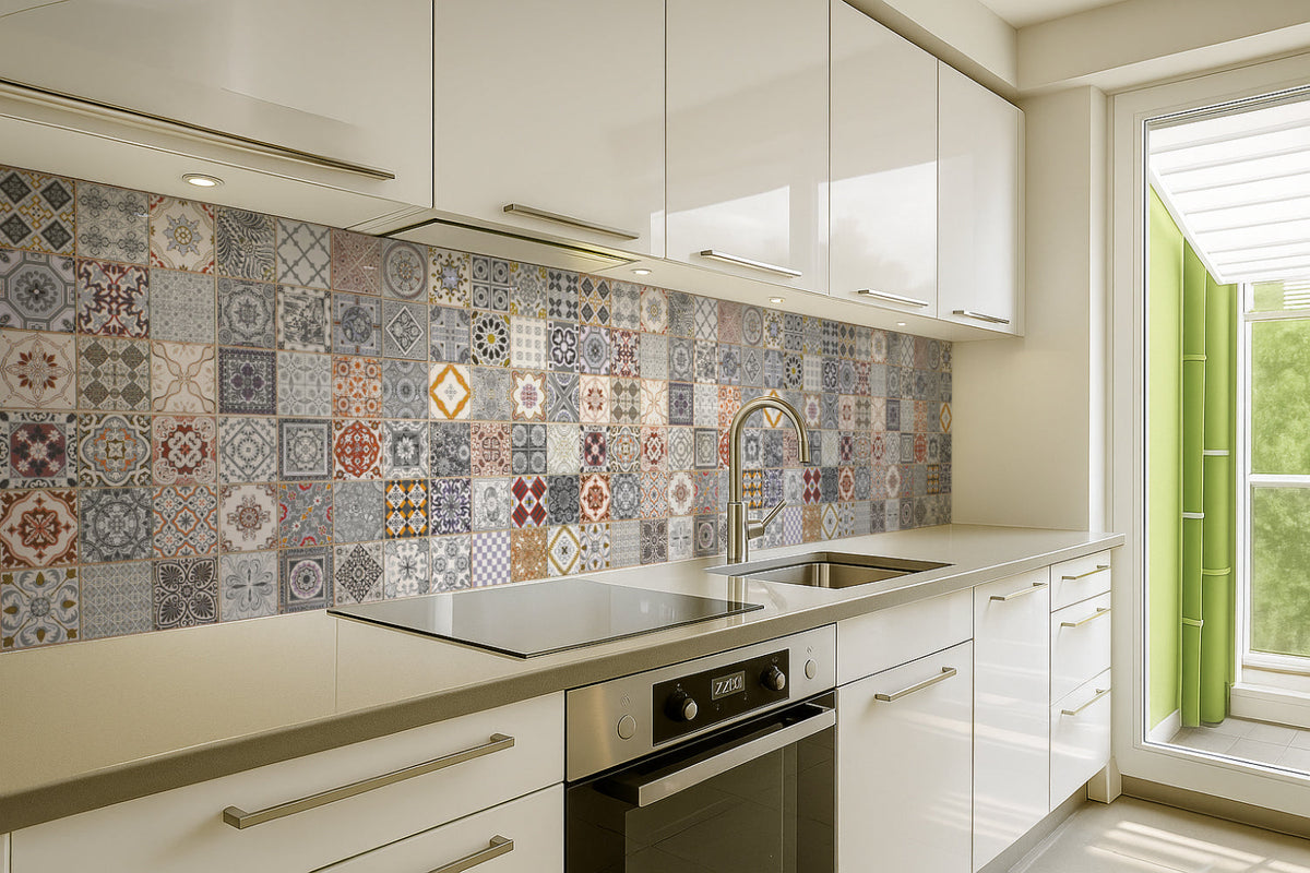 Küchenrückwand Patchwork