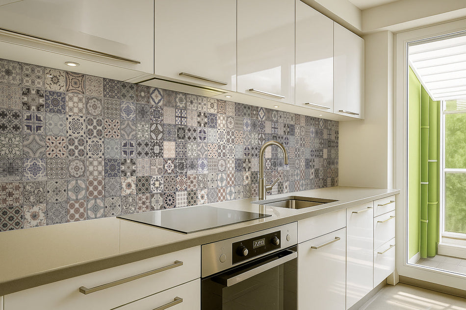 Küchenrückwand Patchwork