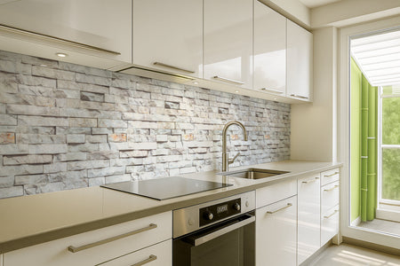 Küchenrückwand Steinoptik