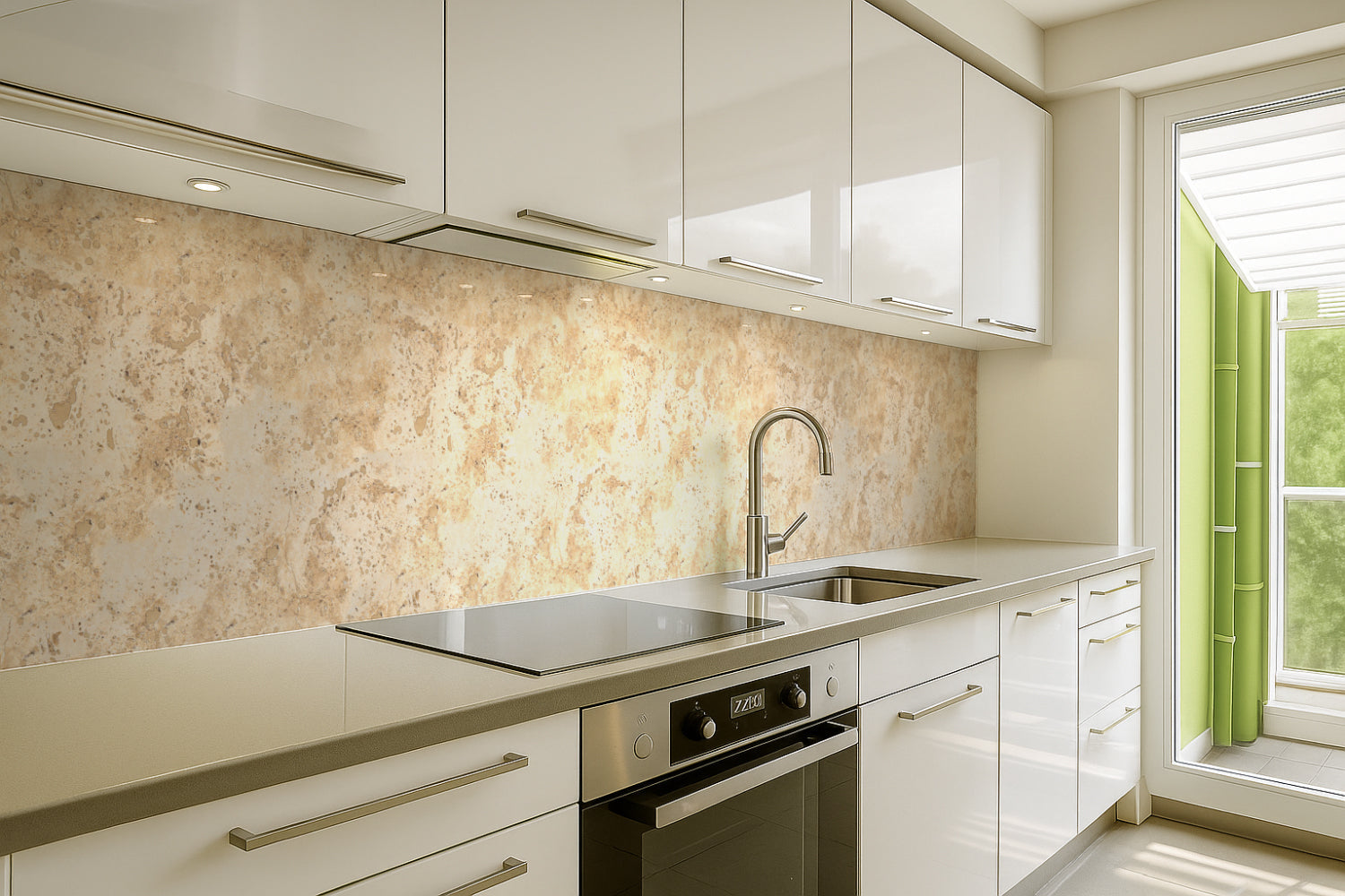 Küchenrückwand Steinoptik