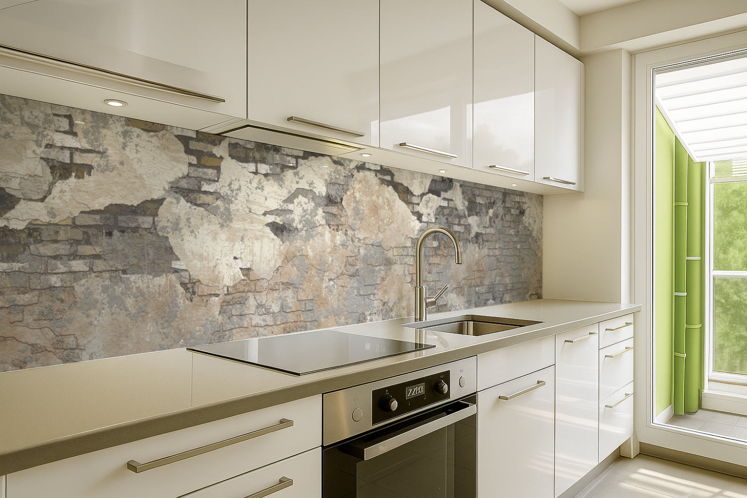 Küchenrückwand Steinoptik