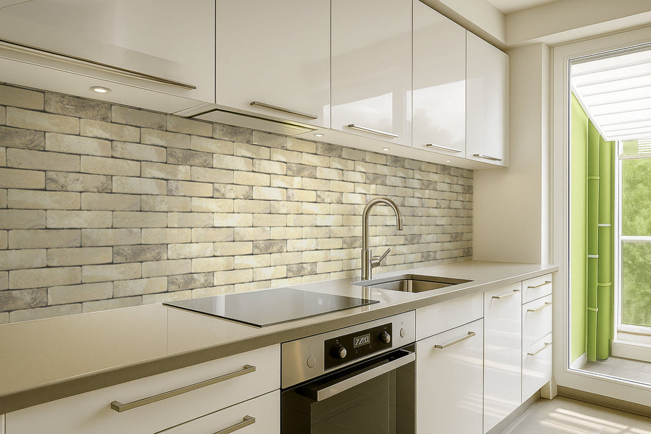 Küchenrückwand Steinoptik