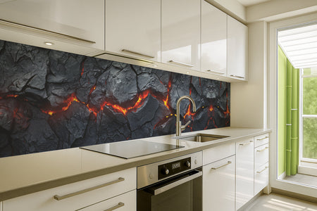 Küchenrückwand Steinoptik