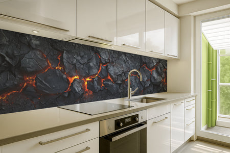 Küchenrückwand Steinoptik