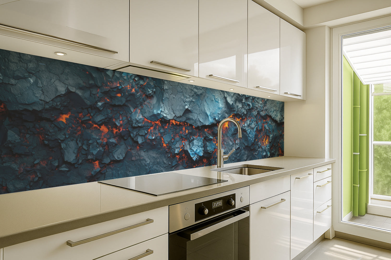 Küchenrückwand Steinoptik