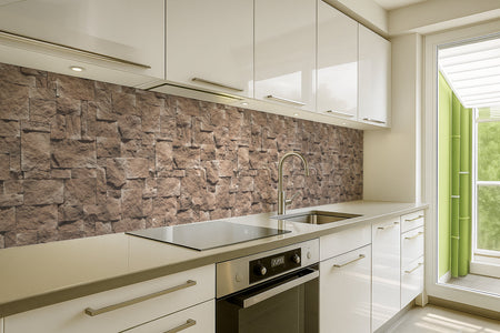 Küchenrückwand Steinoptik