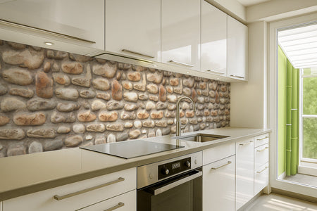 Küchenrückwand Steinoptik