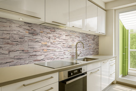 Küchenrückwand Steinoptik